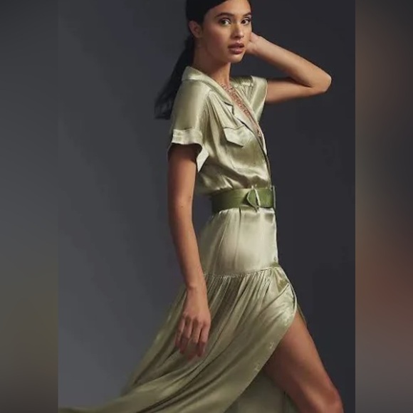 Elliatt from Anthropolgie Dresses & Skirts - XL Anthropologie Dress (Elliott) moss green midi dress.